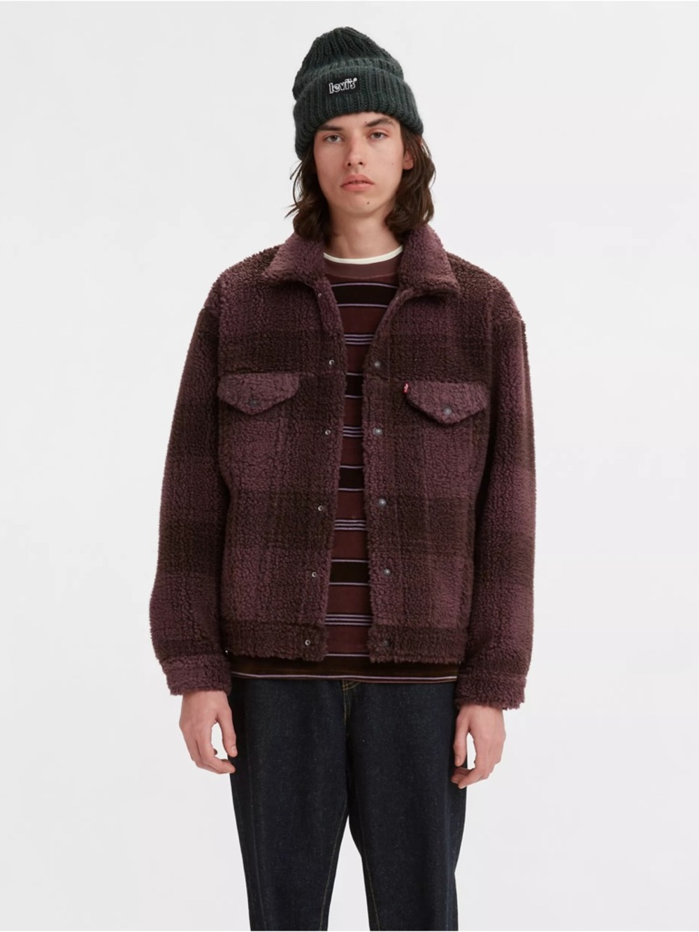 Levi’s COZY VINTAGE RELAXED FIT SHERPA TRUCKER JACKET